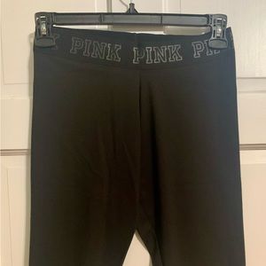 Victoria’s Secret PINK 3/4 Capri Pants, Black, Size Medium - 3 Pairs Available